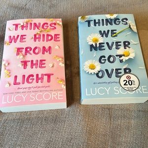 LIKE NEW Lucy Score “Things We Never…” book set of 2